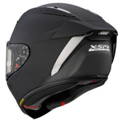 Shoei X-SPR Pro Full-Face Helmet Matt Black -GearUp Moto 0805 ShoeiMattBlackX SPRProHelmetbackleft