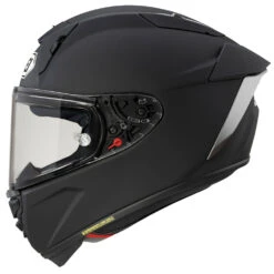 Shoei X-SPR Pro Full-Face Helmet Matt Black -GearUp Moto 0805 ShoeiMattBlackX SPRProHelmetleft