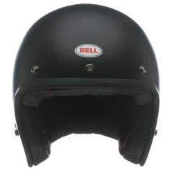 Bell Cruiser Custom 500 Helmet Solid Matt Black -GearUp Moto BellCruiserCustom500SolidMattBlackBH 708024Front