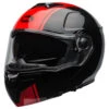 Bell Street SRT Modular Helmet Ribbon Black / Red -GearUp Moto BellSRTModularHelmetRibbonBlackRedBH 711005