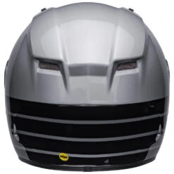 Bell Street Qualifier DLX MIPS Helmet ACE-4 Gloss Grey / Charcoal -GearUp Moto BellStreetQualifierDLXMIPSACE 4GlossGreyCharcoalHelmetBH 71372Rear