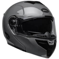 Bell Street SRT Modular Helmet Gloss Nardo Grey -GearUp Moto BellStreetSRTModularGlossNardoGreyHelmetBH 714963FrontRight
