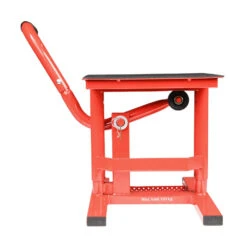 BikeTek MX Lift Comp Stand Red -GearUp Moto BikeTekMXLiftCompStandRedPDSMX01Side