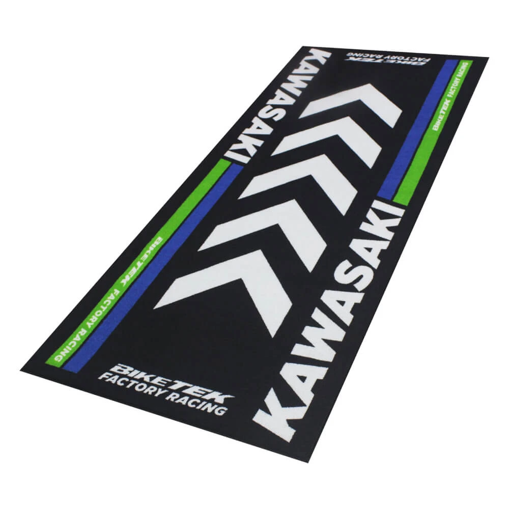Biketek Series 4 Kawasaki Garage Mat 3 Biketek Series 4 Kawasaki Garage Mat