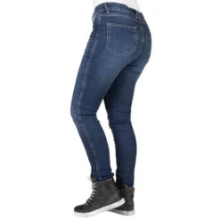 Bull-it Tactical Icona Ladies Slim Jeans Blue -GearUp Moto Bull itTacticalIconaBlueSlimJeansrear