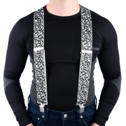 Oxford Braces "Riggers" (5 Styles) -GearUp Moto CA051 OxfordBracesSkulls