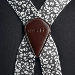 Oxford Braces "Riggers" (5 Styles) -GearUp Moto CA051 OxfordBracesSkullsback