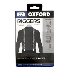 Oxford Braces "Riggers" (5 Styles) -GearUp Moto CA051 OxfordBracesSkullsbox