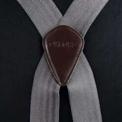 Oxford Braces "Riggers" (5 Styles) -GearUp Moto CA052 OxfordBracesHerringboneback