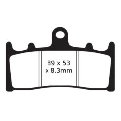EBC Sintered HH Brake Pad (FA188HH) -GearUp Moto EBCSinteredHHBrakePad FA188HH