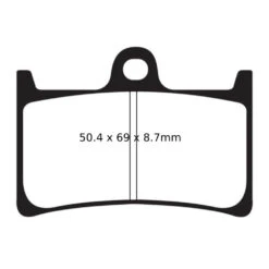 EBC Sintered HH Brake Pads (FA252HH) -GearUp Moto EBCSinteredHHBrakePad FA252HH