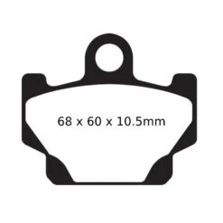 EBC Standard Brake Pads (FA081) -GearUp Moto EBCStandardBrakePads FA081
