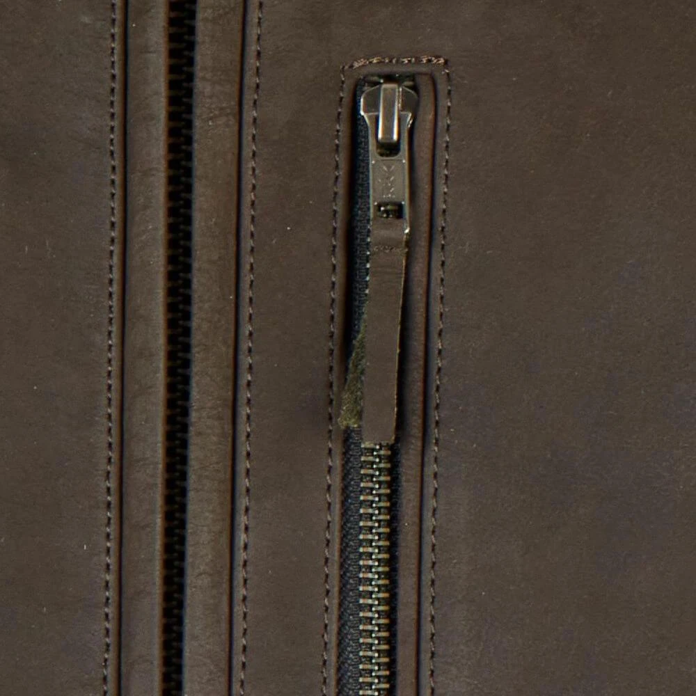 Furygan Clint Evo Men's Leather Jacket Brown 6 Furygan Clint Evo Men's Leather Jacket Brown - Image 4