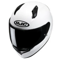 HJC C10 Full Face Helmet White -GearUp Moto HJCC10WhiteC10WFront3qtr