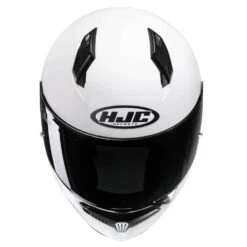 HJC C10 Full Face Helmet White -GearUp Moto HJCC10WhiteC10WTop