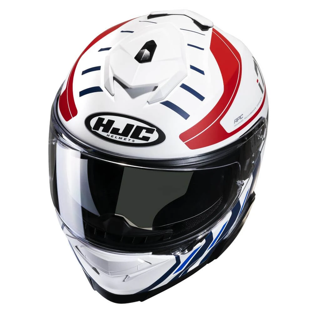 HJC I71 Simo MC21SF Full Face Helmet White / Red / Blue 5 HJC I71 Simo MC21SF Full Face Helmet White / Red / Blue - Image 3