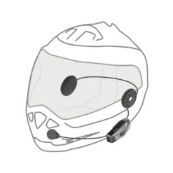 Interphone U-COM 6R Intercom Single Pack 14 Interphone U-COM 6R Intercom Single Pack -GearUp Moto InterphoneU COM6RSinglePackINTP HOUCOM6RHelmetFitment1