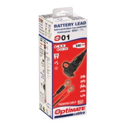 OptiMate SAE Weatherproof Eyelet Lead O1 -GearUp Moto OptiMateSAEWeatherproofEyeletLeadO1M79 O01 BULKPackaging