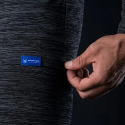 Oxford Advanced Base Layer Top Charcoal Marl -GearUp Moto OxfordAdvancedBaseLayerTopCharcoalMarlOF 214101Label