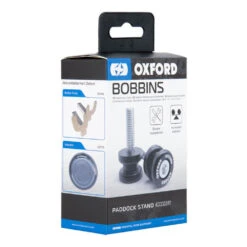 Oxford Bobbins M10 (1.25 Fine Thread) Black -GearUp Moto OxfordBobbinsM10 1.25FineThread BlackOX787Packaging