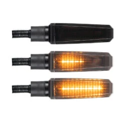 Oxford DarkChaser Sequential Indicators -GearUp Moto OxfordDarkChaserSequentialIndicatorsEL364LightingSequence