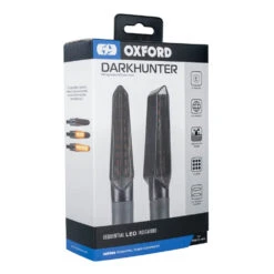 Oxford DarkHunter Sequential Indicators -GearUp Moto OxfordDarkHunterSequentialIndicatorsEL366Packaging