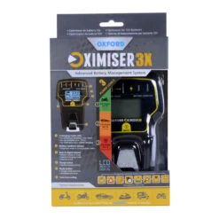 Oxford Oximiser 3X Advanced Battery Management System -GearUp Moto OxfordOximiser3XAdvancedBatteryManagementSystemEL200Packaging