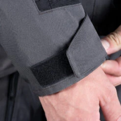 Oxford Rockland Men's Jacket Charcoal / Black / Red -GearUp Moto OxfordRocklandJacketCharcoalBlackRedOF TM221401Cuff