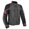 Oxford Rockland Men's Jacket Charcoal / Black / Red -GearUp Moto OxfordRocklandJacketCharcoalBlackRedOF TM221401Front3qtr