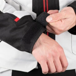 Oxford Rockland Men's Jacket Arctic / Black / Red -GearUp Moto OxfordRocklandMSJacketArcticBlkRedOF TM221403Wrist