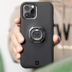 Quad Lock Phone Ring / Stand -GearUp Moto QuadLockPhoneRingStandQL560198FittedExample1