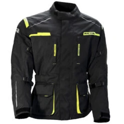 Richa Axel Jacket Black / Fluorescent Yellow
