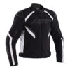 RST Sabre Airbag Textile Jacket Black / White -GearUp Moto RST 102555BW RSTMen sSabreAirbagTextileBBW 1