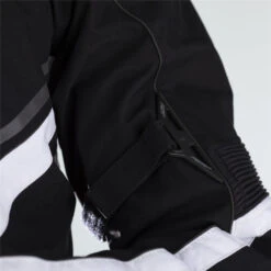 RST Sabre Airbag Textile Jacket Black / White -GearUp Moto RST 102555BW RSTMen sSabreAirbagTextileBBWarmadjust