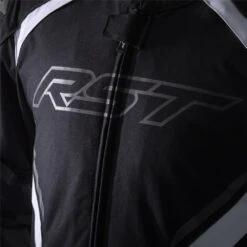 RST Sabre Airbag Textile Jacket Black / White -GearUp Moto RST 102555BW RSTMen sSabreAirbagTextileBBWchest