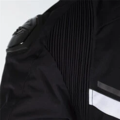 RST Sabre Airbag Textile Jacket Black / White -GearUp Moto RST 102555BW RSTMen sSabreAirbagTextileBBWtop