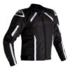 RST S1 CE Textile Jacket Black / White -GearUp Moto RST102559WHI RSTS1TextileBlackBlackWhiteJacket