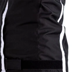 RST S1 CE Textile Jacket Black / White -GearUp Moto RST102559WHI RSTS1TextileBlackBlackWhiteJacketadjuster