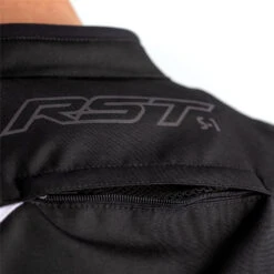 RST S1 CE Textile Jacket Black / White -GearUp Moto RST102559WHI RSTS1TextileBlackBlackWhiteJacketbackvent