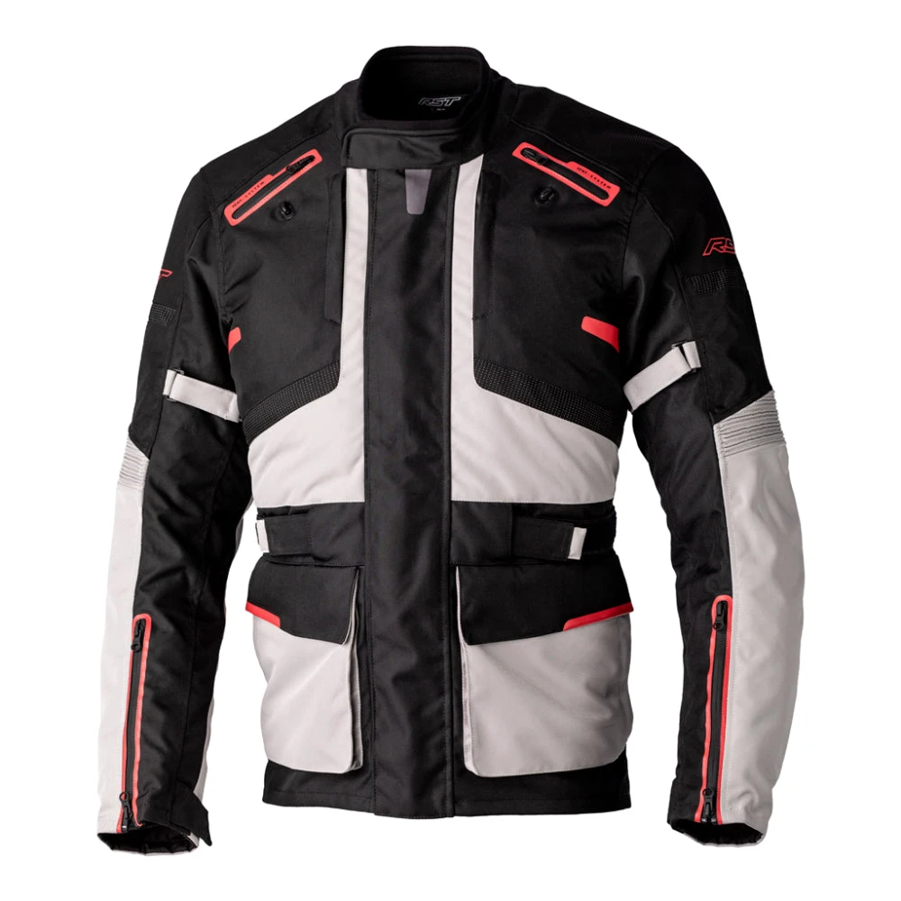 RST Endurance Textile Jacket Black / Silver / Red 3 RST Endurance Textile Jacket Black / Silver / Red