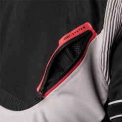 RST Endurance Textile Jacket Black / Silver / Red 10 RST Endurance Textile Jacket Black / Silver / Red -GearUp Moto RST102979BSR RSTBlackSilverRedEnduranceCEJacketvent2