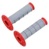 Renthal MX/Enduro Grip Grey / Red -GearUp Moto RenthalMX EnduroGrip Grey Red