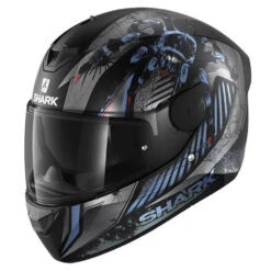 Shark D-Skwal 2 Helmet Atraxx Black / Anthracite / Blue