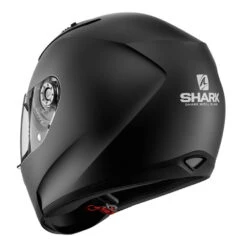 Shark Ridill Helmet Blank Matt Black 7 Shark Ridill Helmet Blank Matt Black -GearUp Moto SharkRidillBlankMatKMABlackHelmetHE0502E KMALeftRear3qtr