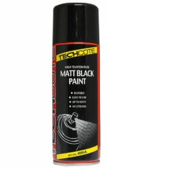 TECHCOTE High Temperature Paint (400ml) MATT BLACK
