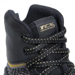 TCX Climatrek Surround Lady GTX Boots Black / Gold -GearUp Moto TCXClimatrekSurroundLadyGTXBootsBlackGoldTCX 8027GNEGTongue