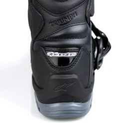Triumph Belize Drystar Boots Black 16 Triumph Belize Drystar Boots Black -GearUp Moto TriumphBelizeDrystarBootsMBTA22802HeelDetail
