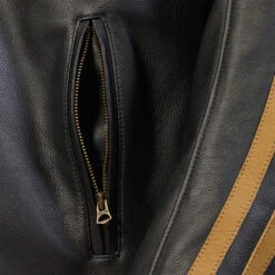 Triumph Braddan Sport Jacket Black / Gold -GearUp Moto TriumphBraddanSportJacketBlackGoldMLES2338pocketdetail