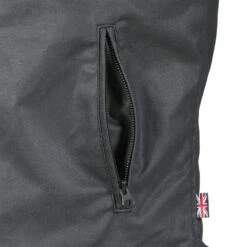 Triumph Braddan Wax Jacket -GearUp Moto TriumphBraddanWaxJacketMTHS21103Pocketdetail