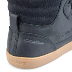 Triumph J-6 Waterproof Riding Shoes Black 12 Triumph J-6 Waterproof Riding Shoes Black -GearUp Moto TriumphJ 6WPShoesMBTA22805HeelDetail